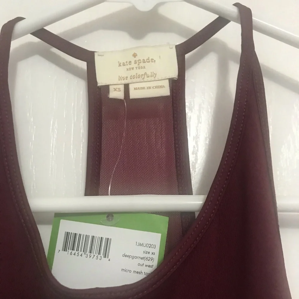 Kate Spade Out West Micro Mesh Tank Top XS